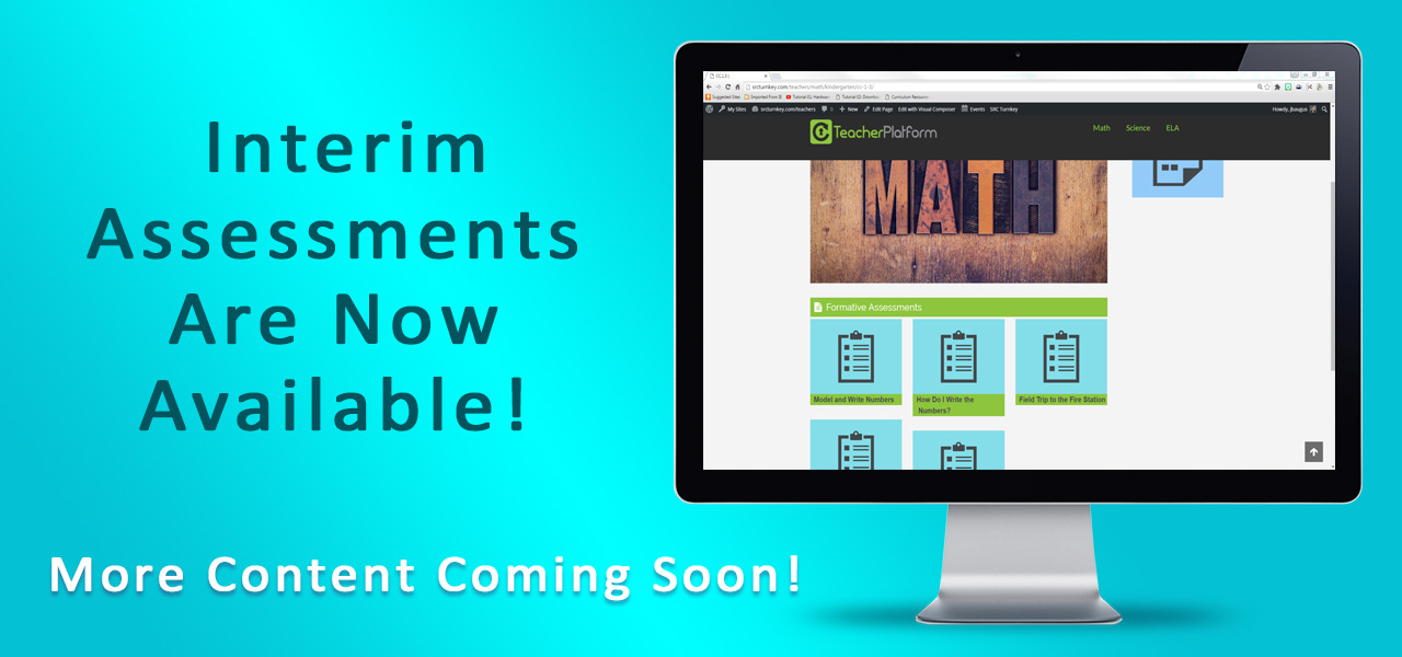 Interim Assessment Banner - Formative Assessments Now Available!